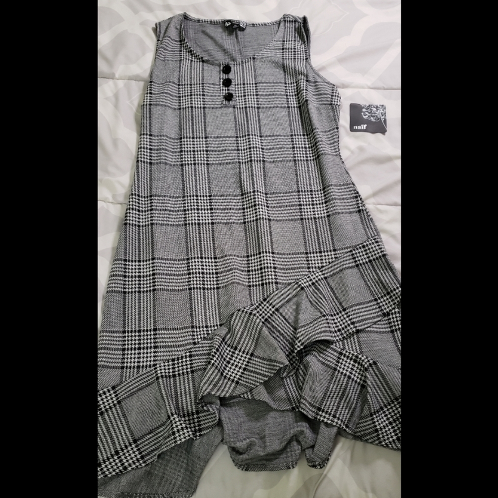 Gray Plaid dress 39